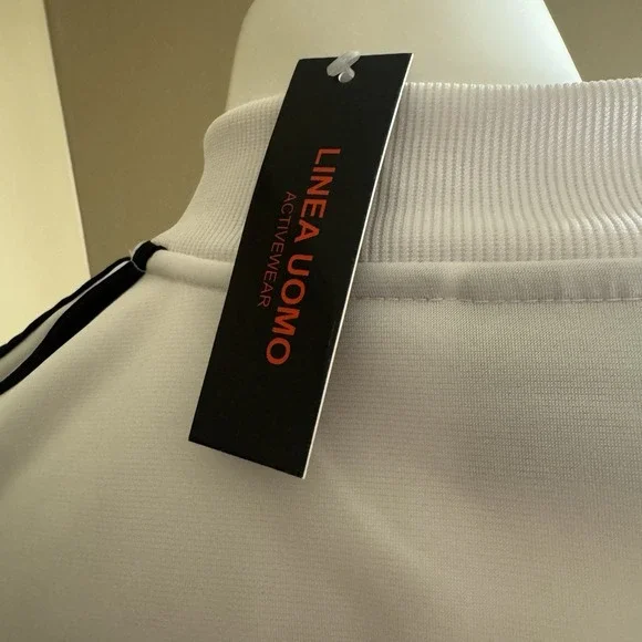 Raffi Linea Uomo Activewear Track Jacket White Men's 2XL TRUSSARDI ITALY NWT - Picture 3 of 6